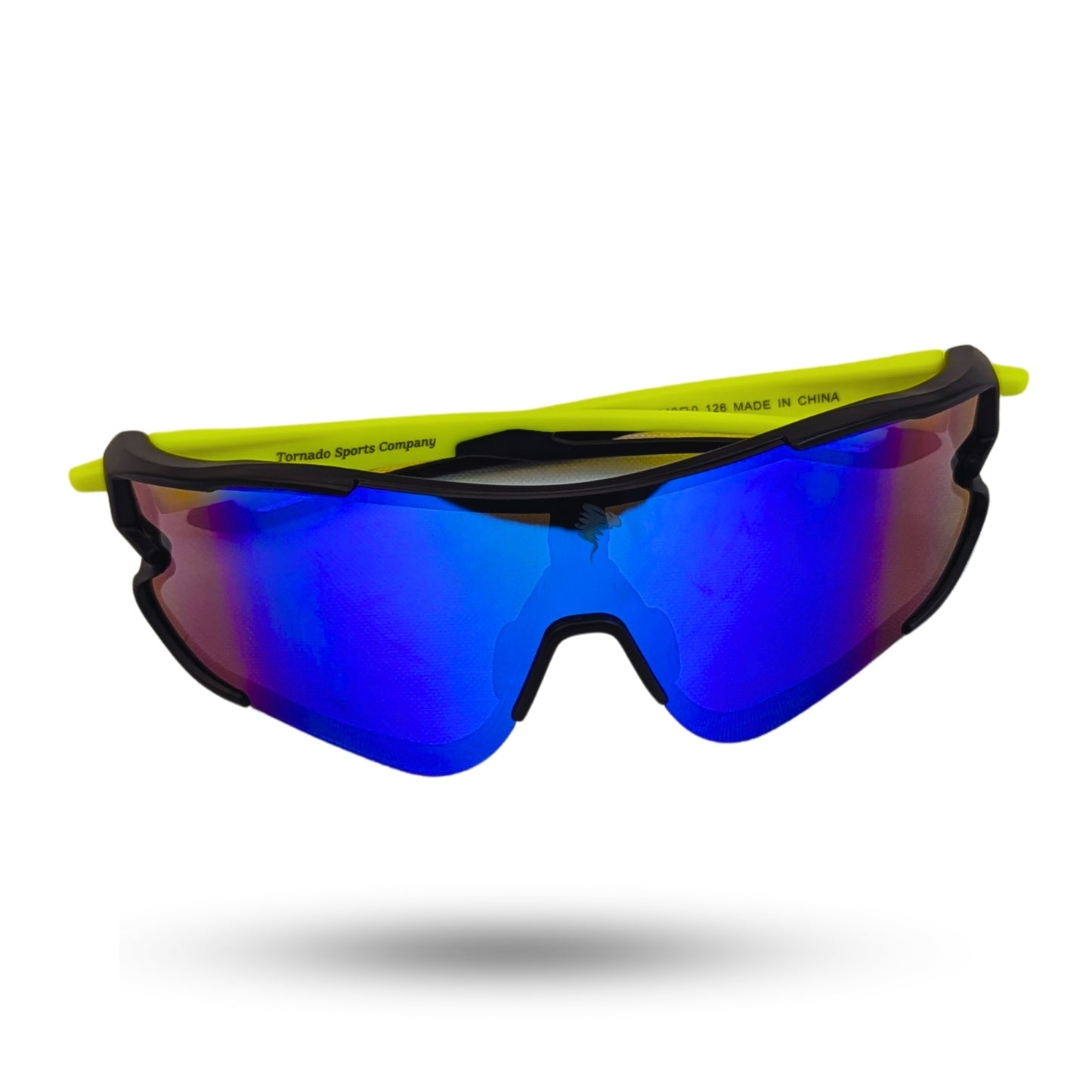 Front view of sports glasses