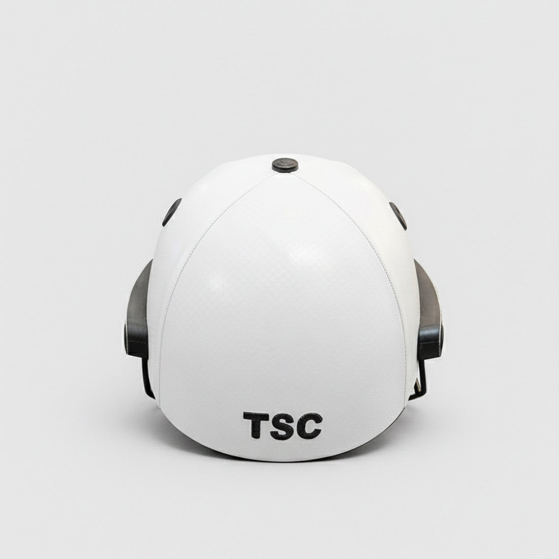 Tornado Sports white cricket helmet for men and youth – lightweight, protective, premium quality back side image