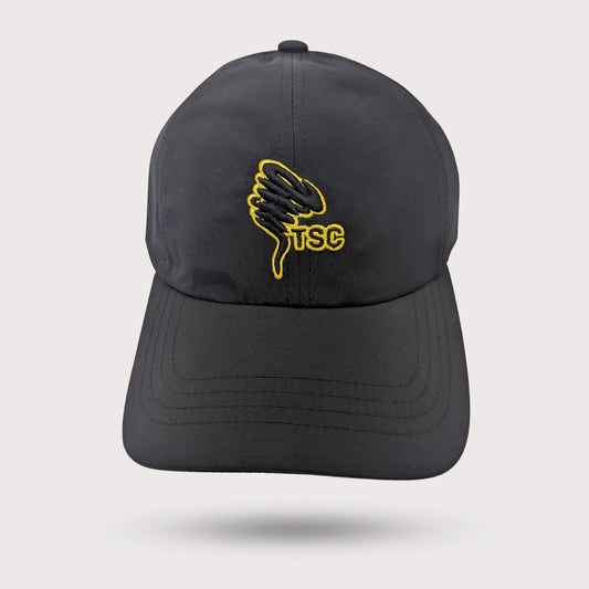 Black sports caps for cricket tennis and padel tennis
