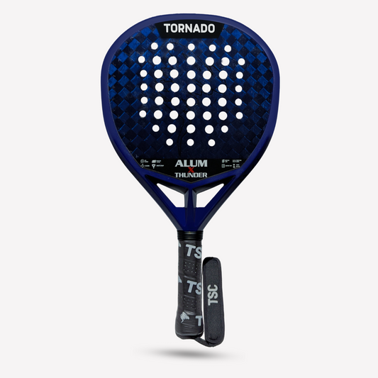 Blue 12K aluminized carbon padel racket nox