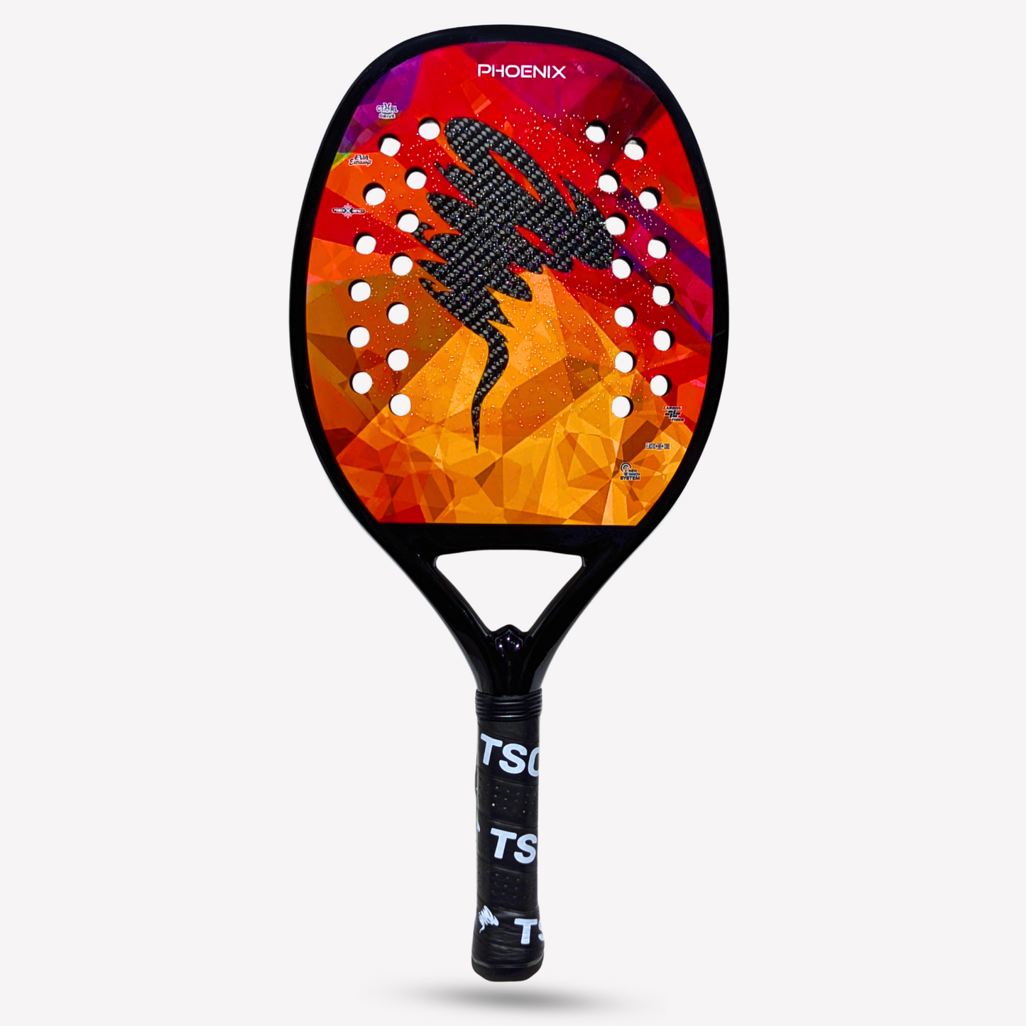 Phoenix beach tennis racket 100% carbon professional Beach paddle Pakistan and italy