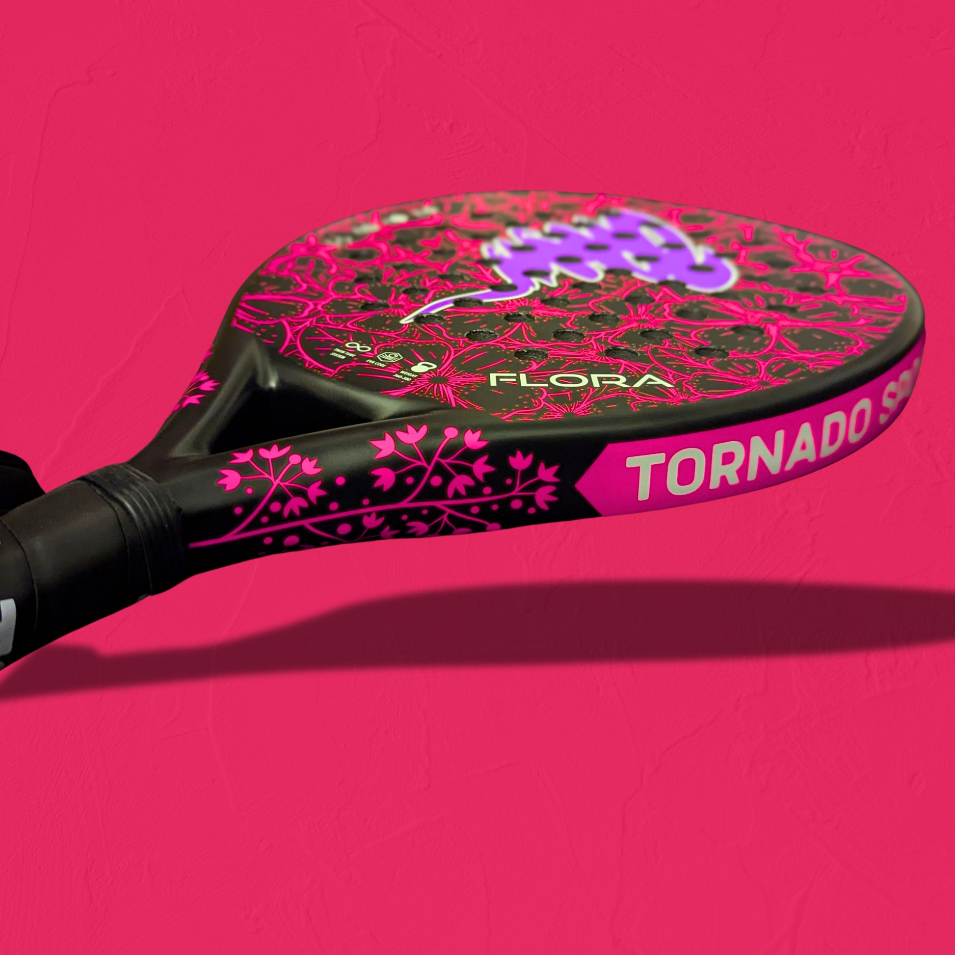 Tornado Flora Padel Racket for women girls pink color