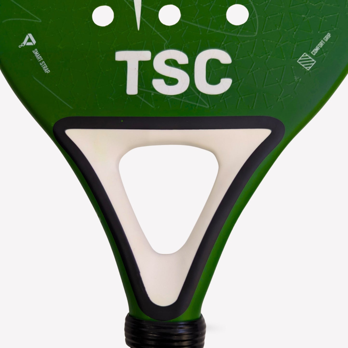 close up beach tennis racket