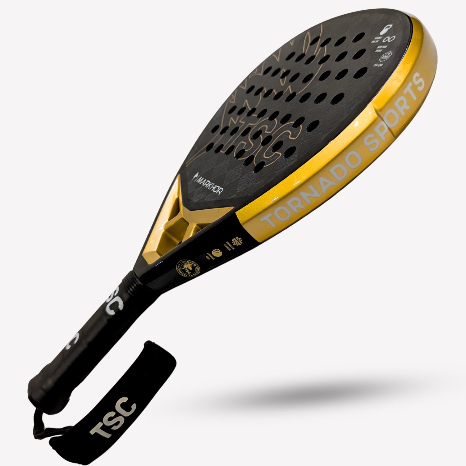 world`s best padel tennis racket side view with white background