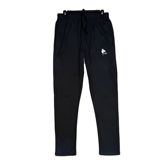 Engineered for performance and comfort, these black sports trousers are your go-to for gym workouts, padel tennis, and all types of indoor or outdoor training. Made from a premium blend of nylon, spandex, and polyester, they offer a perfect balance of stretch, breathability, and moisture-wicking performance.
The tapered fit gives you a clean, athletic silhouette, while the elastic waistband with an adjustable drawcord ensures a secure fit during high-movement sessions. Designed with durability in mind and