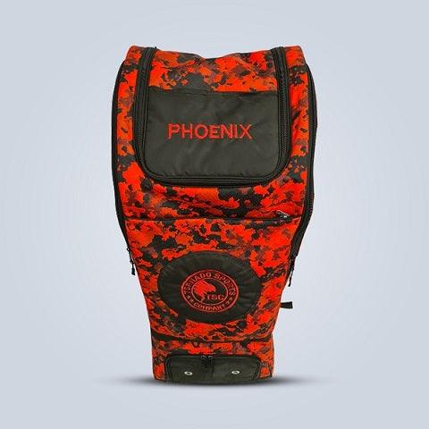 Red camo cricket bag