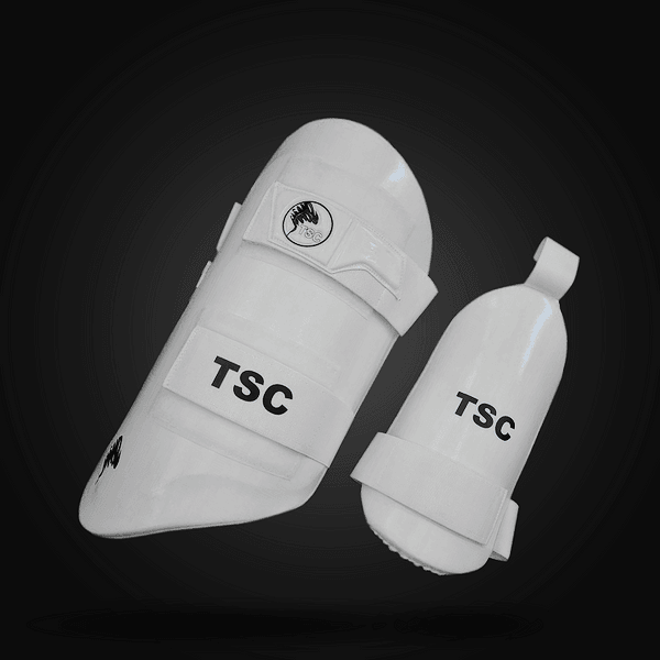 Cricket white double thigh guard test cricket thigh guard