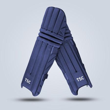 TSC Navy Cricket Molded Pads - tornadosportscompany