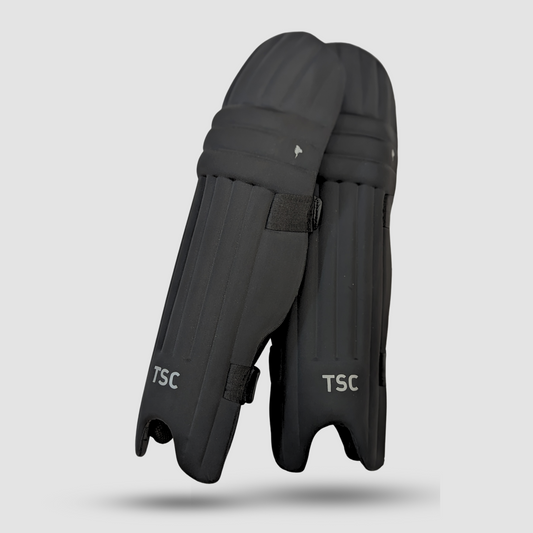 TSC Python-molded Black Cricket Knee Pads’24