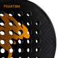 Youth padel racket with Smart Holes Curve and center sweet spot, perfect for young athletes.