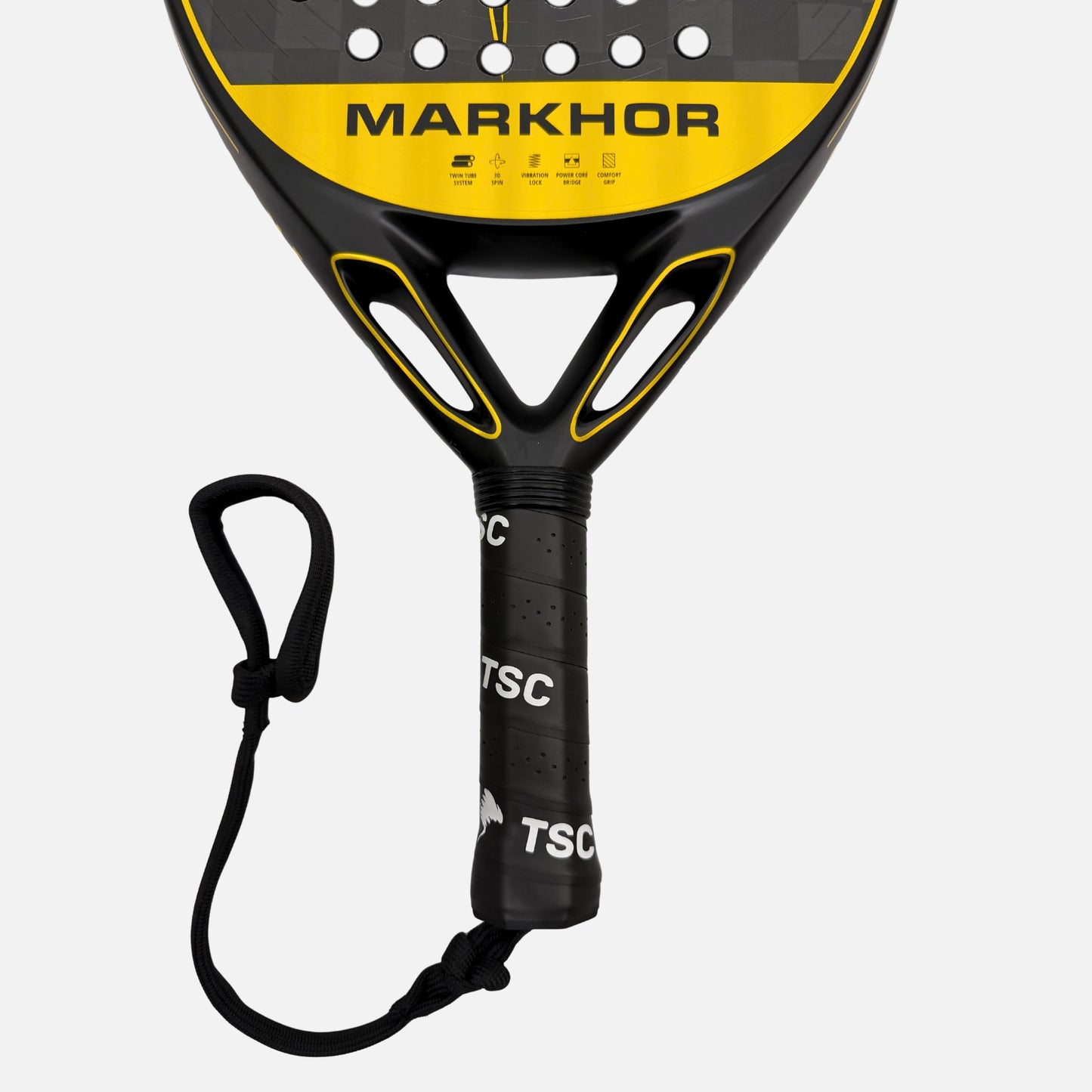 golden and black padel racket in dubai pakistan and saudi arabia 