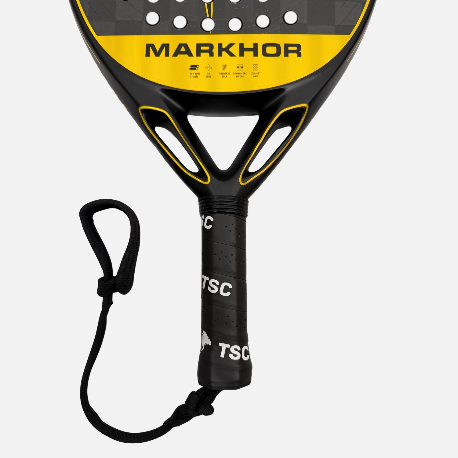 golden and black padel racket in dubai pakistan and saudi arabia 