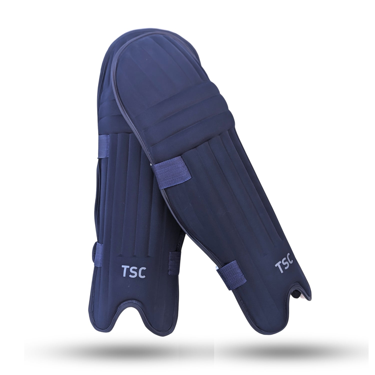 Molded cricket pads front view