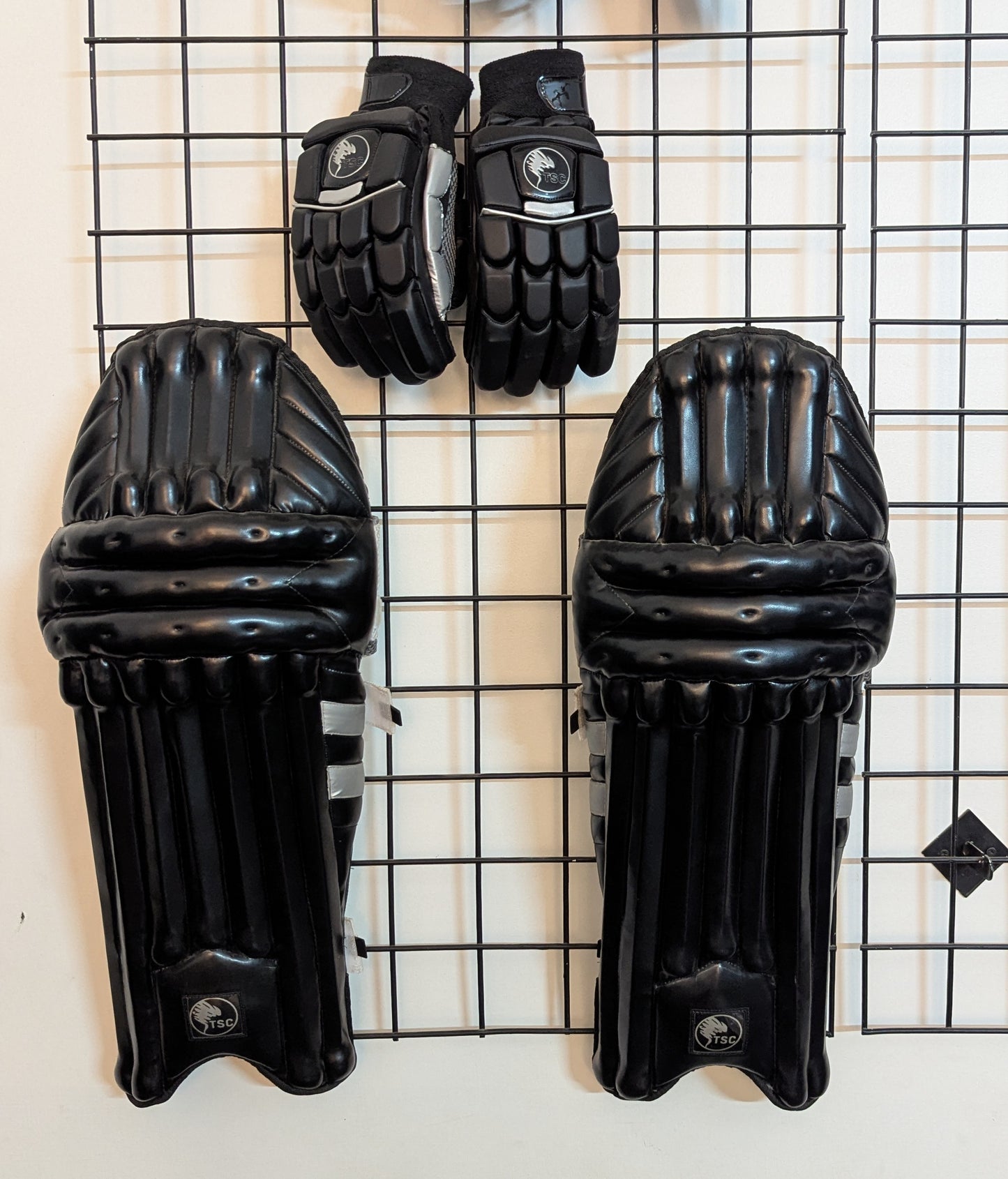 Tsc Python cricket set ( black) Pads and gloves