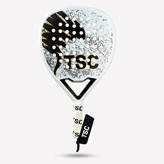 3k carbon padel racket front white racket square profile