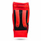 Back view of red Phoenix cricket duffle bag showing padded backpack straps