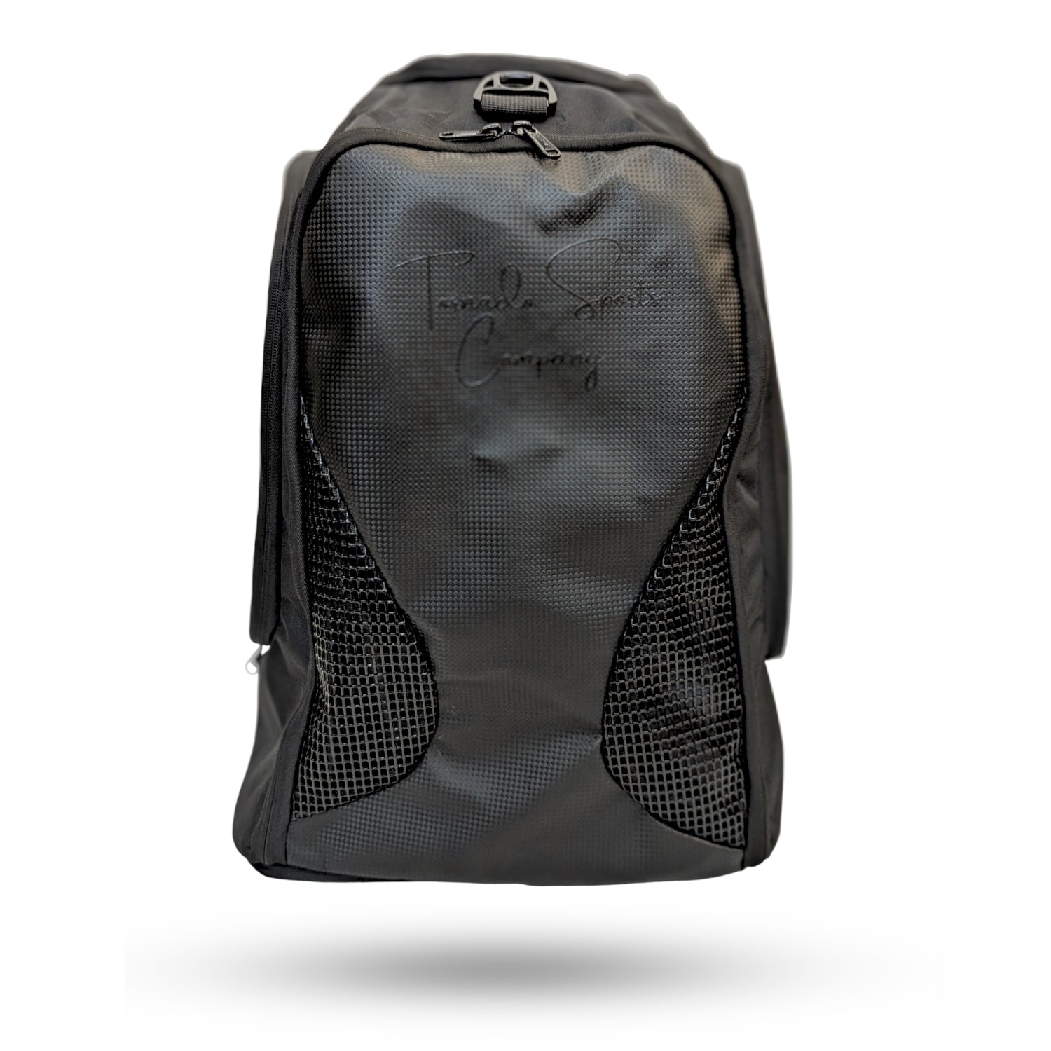 Bagpack black school bag sports bag front