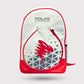 red padel padel tennis single racket bag