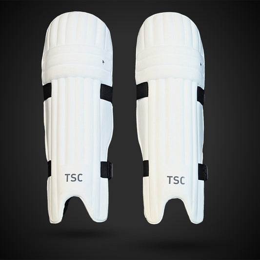 molded white pads 2 straps front 
