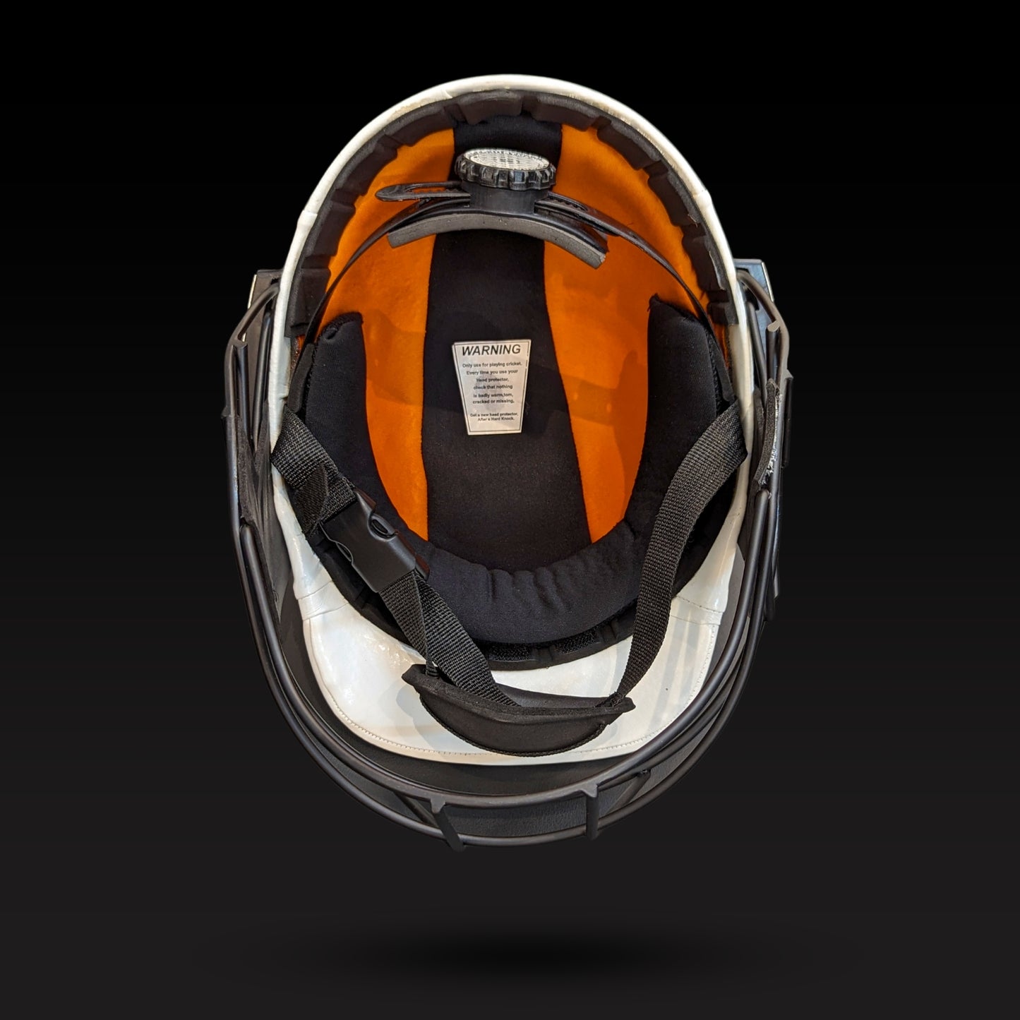 Cricket Helmet | TSC | White FIX VIZER | Fixed Visor with Fiber Glass Shell