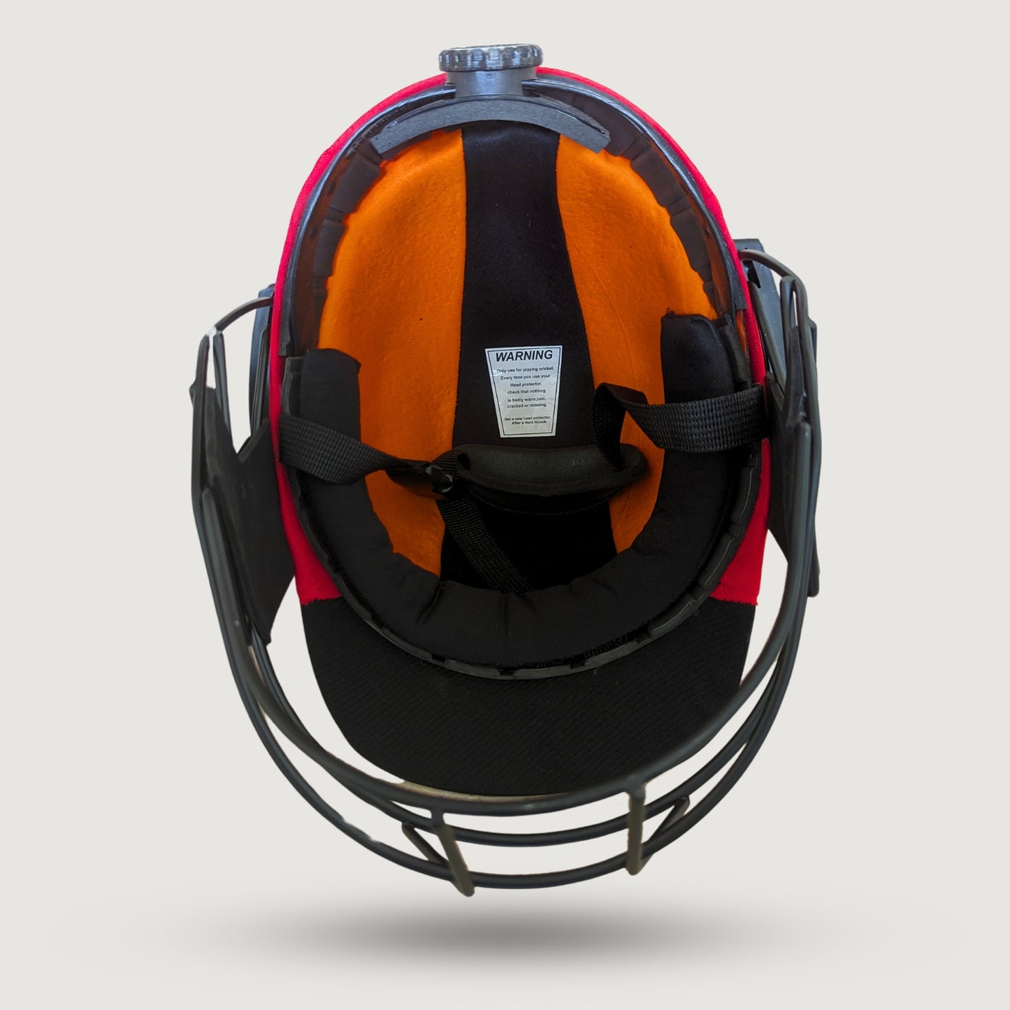 TSC Phoenix Red Cricket Helmet (Black Brim)
