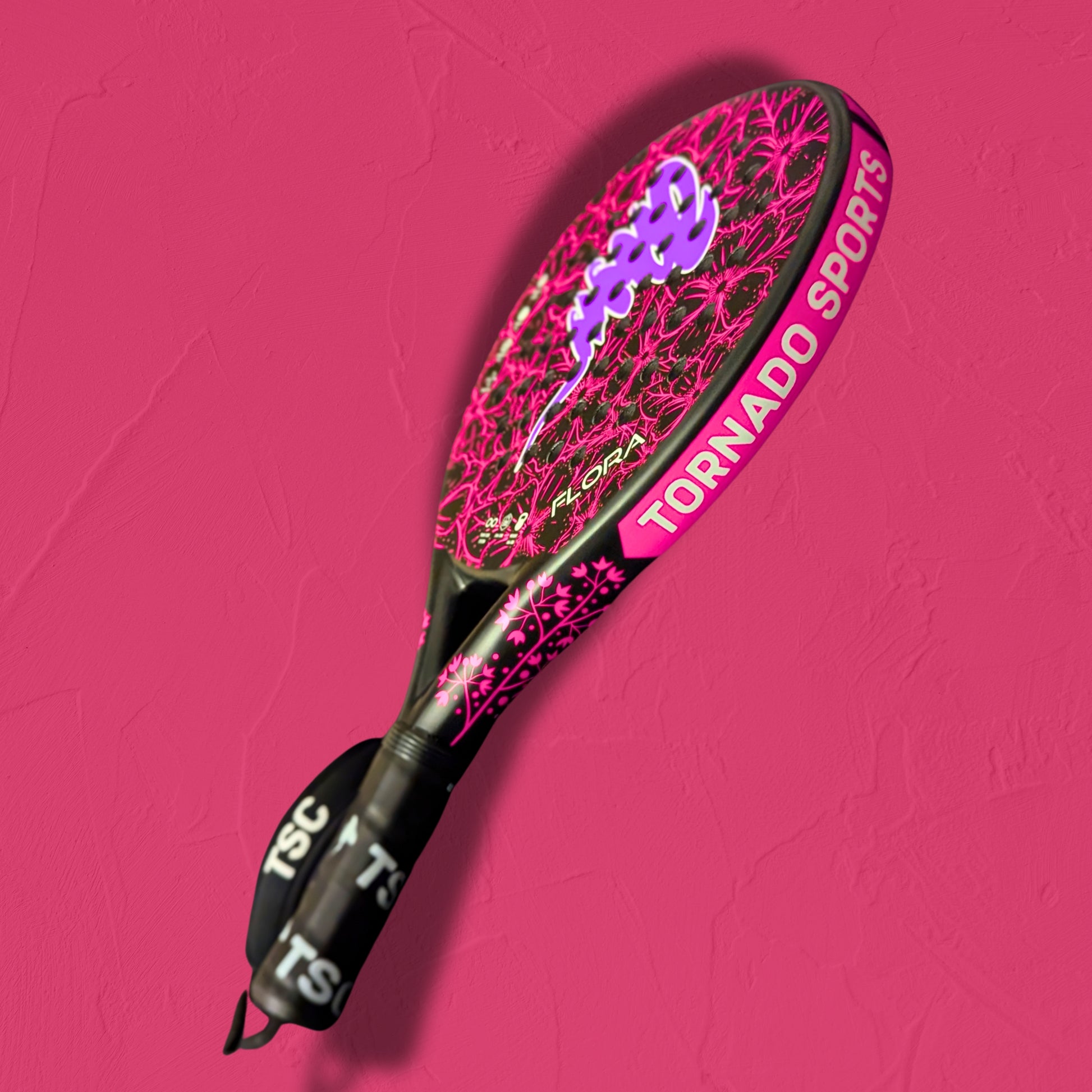 Women girl padel racket pink color