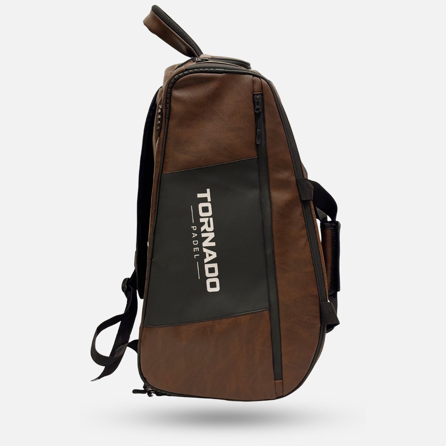 Tornado Padel Bag 2026 Leather Brown bag best in the world side view