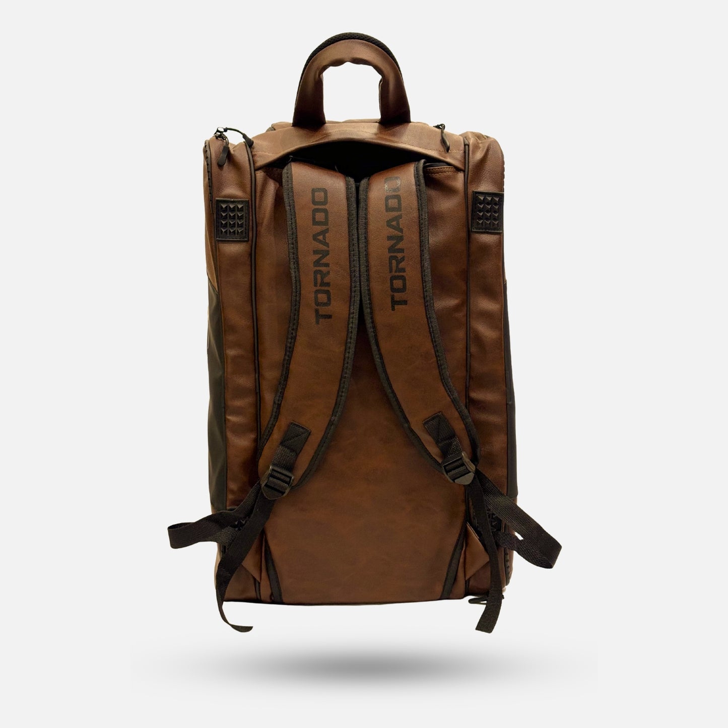 Tornado Padel Bag 2026 Leather Brown back packs