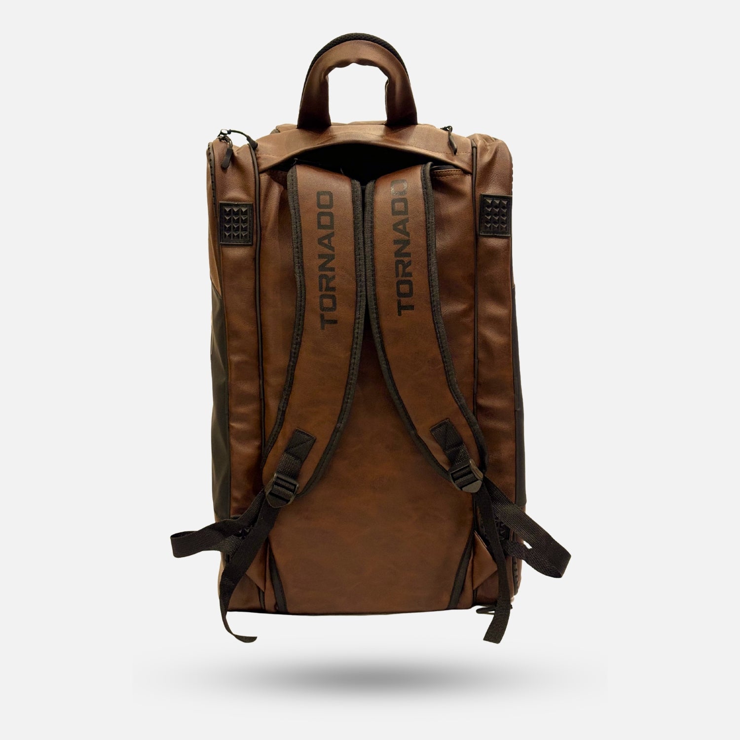 Tornado Padel Bag 2026 Leather Brown back packs