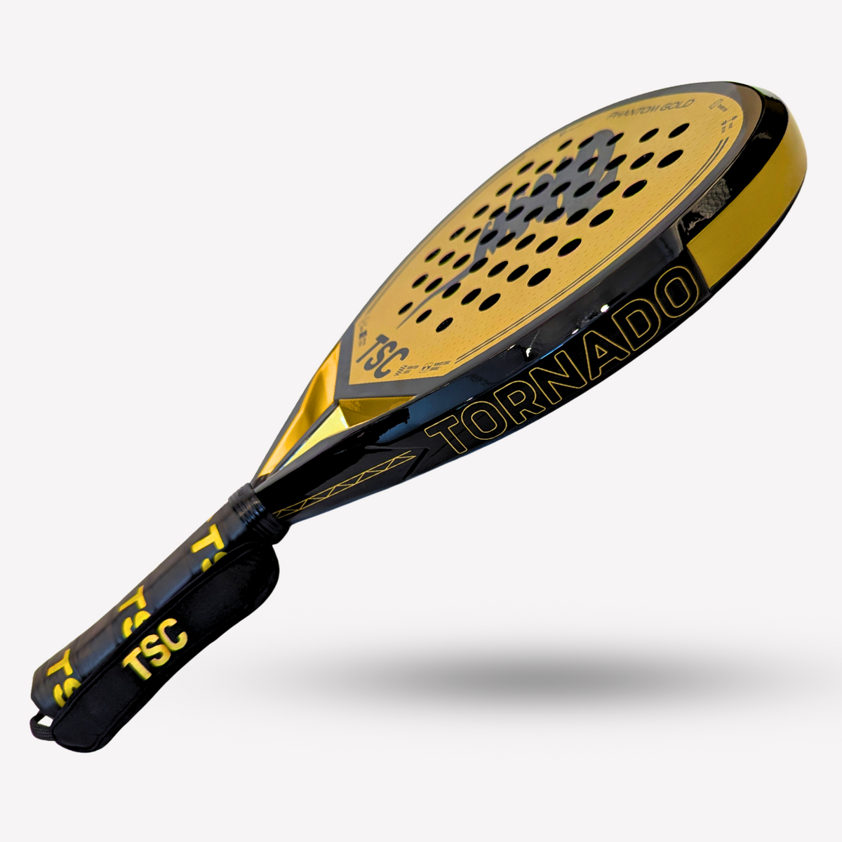 Phantom Gold Edition - 24k carbon – Extreme Power Padel Racket – TSC