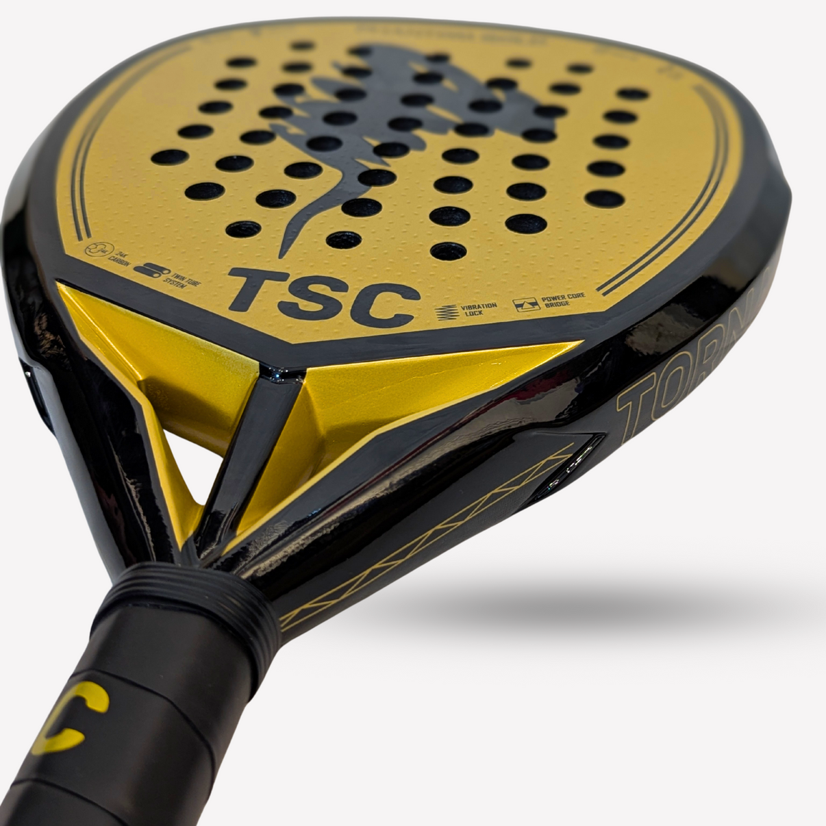 Phantom Gold Edition - 24k carbon – Extreme Power Padel Racket – TSC