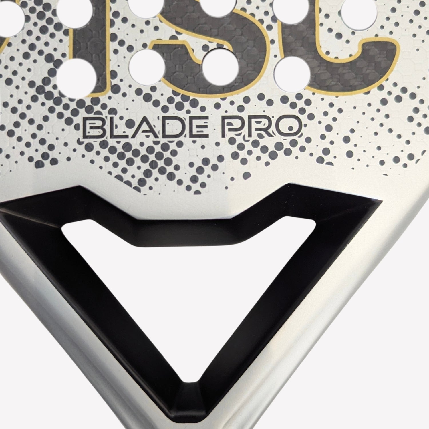 Tornado Sports Blade Pro 3K racket handle with moisture-absorb Tornado Pro grip for improved control and comfort during padel matches.