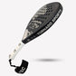 18K carbon fiber padel racket close-up – Tornado Gladiator premium square profile design for explosive power