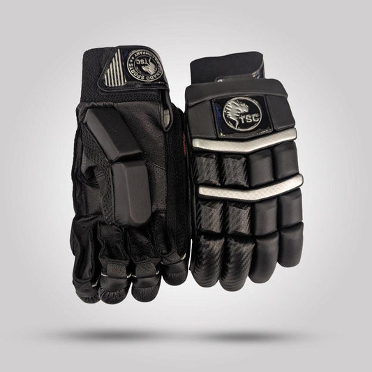 TSC python black cricket gloves