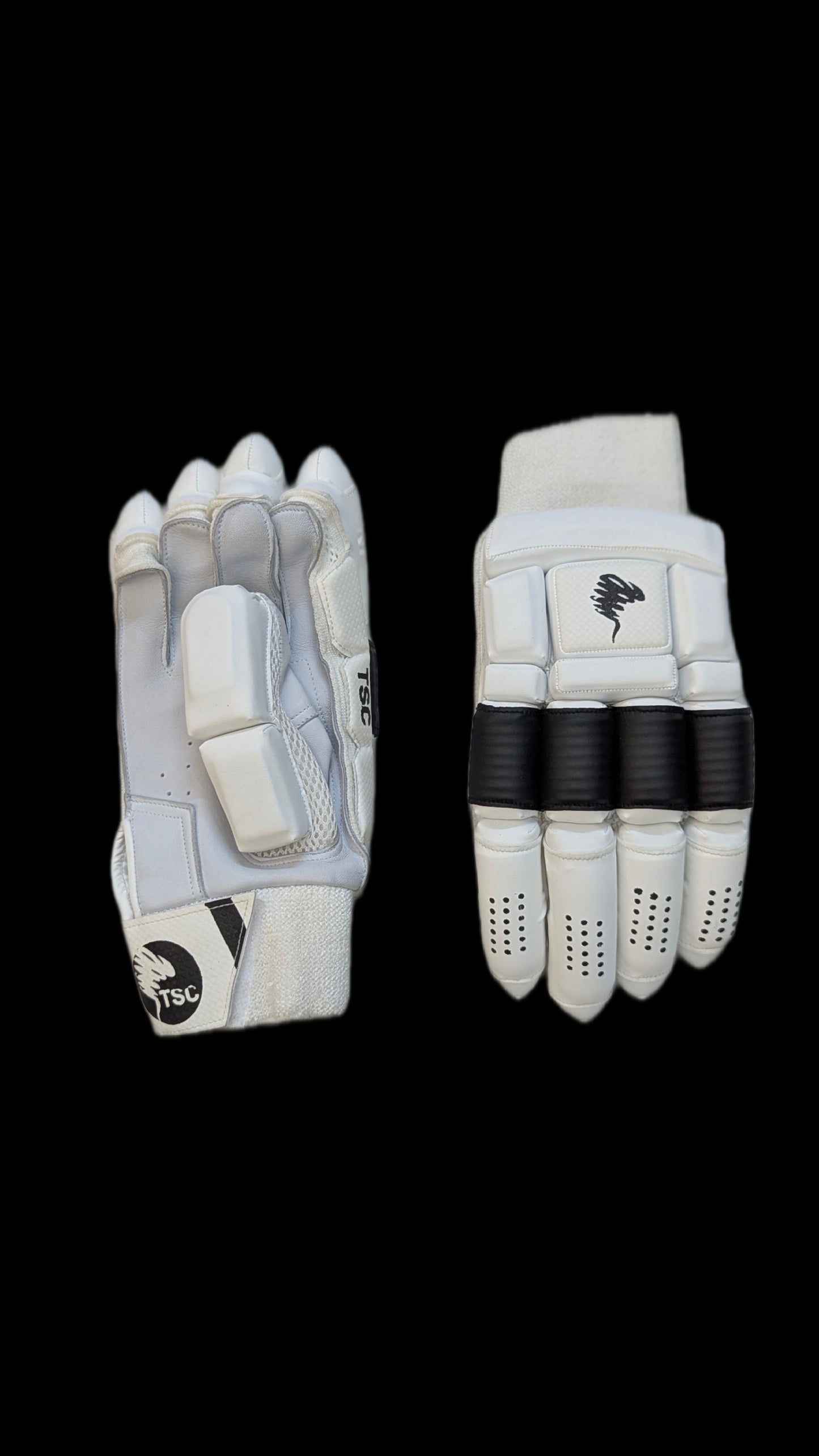 TSC Polar-White Cricket Gloves