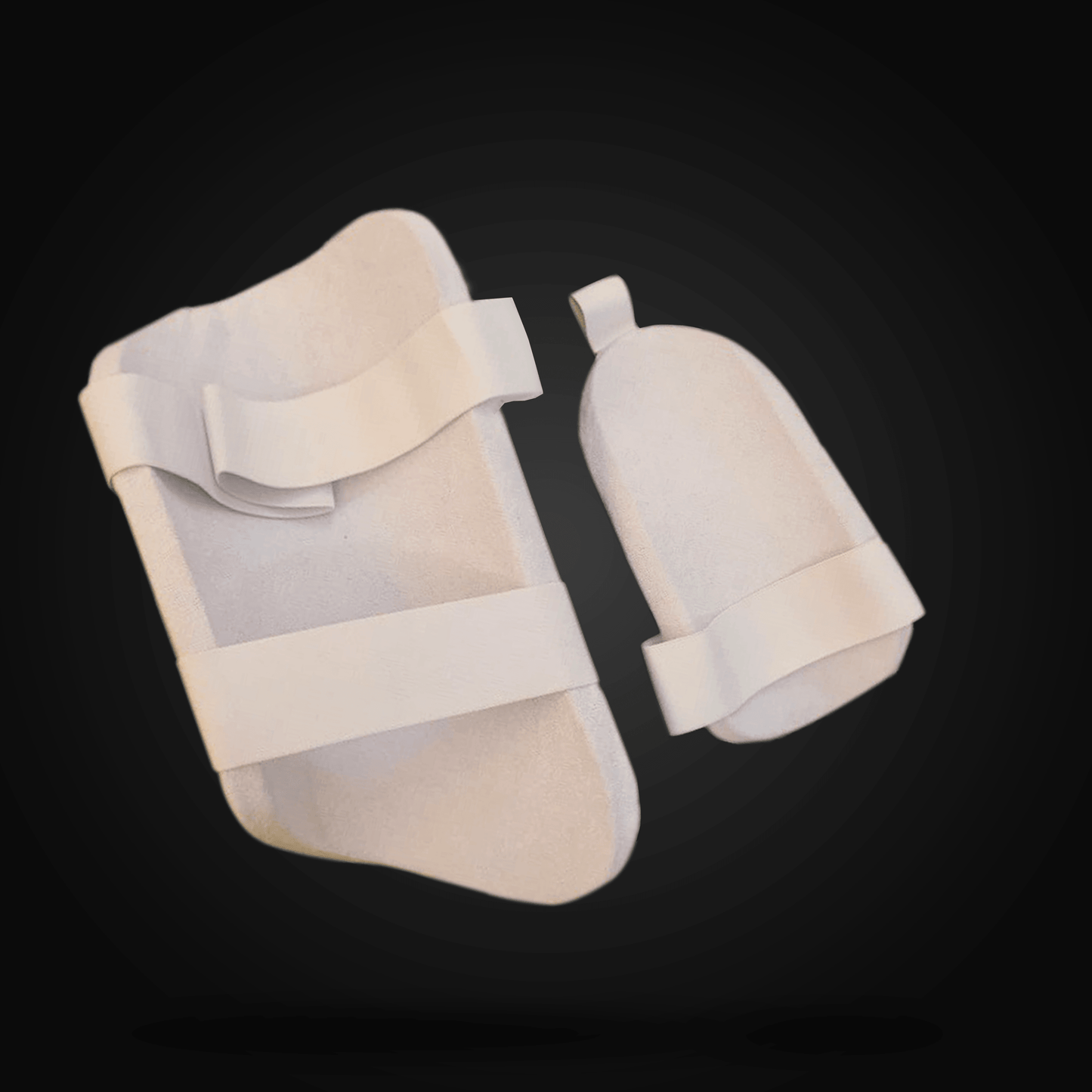 Cricket white double thigh guard test cricket thigh guard