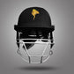 Black cricket helmet fiber glass shell cricket helmet