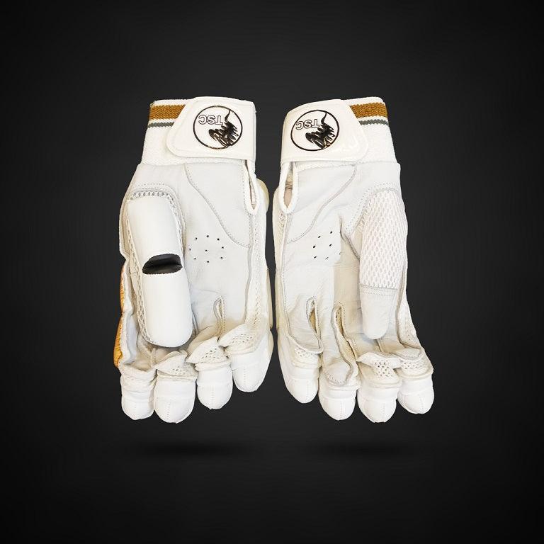 GB1 (TSC CRICKET Batting Gloves ) -White - TSC