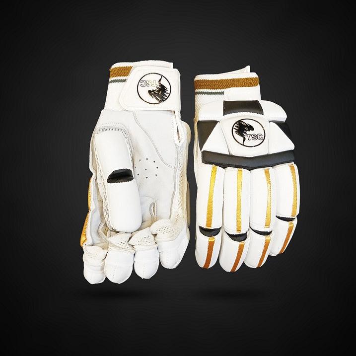 GB1 (TSC CRICKET Batting Gloves ) -White - TSC