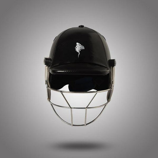 Black cricket helmet fiber glass shell cricket helmet | best cricket helmets in USA | best cricket kit in America