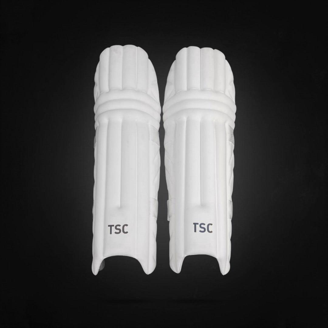 TSC White Python Cricket Molded Pads - TSC