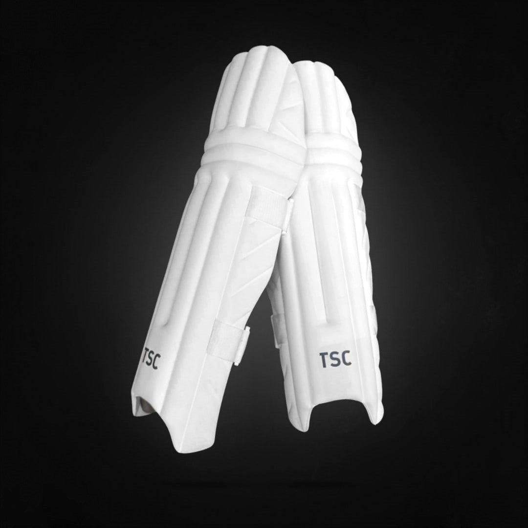 TSC White Python Cricket Molded Pads - TSC